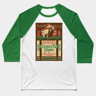 Yellowstone Park Vintage Design Baseball T-Shirt